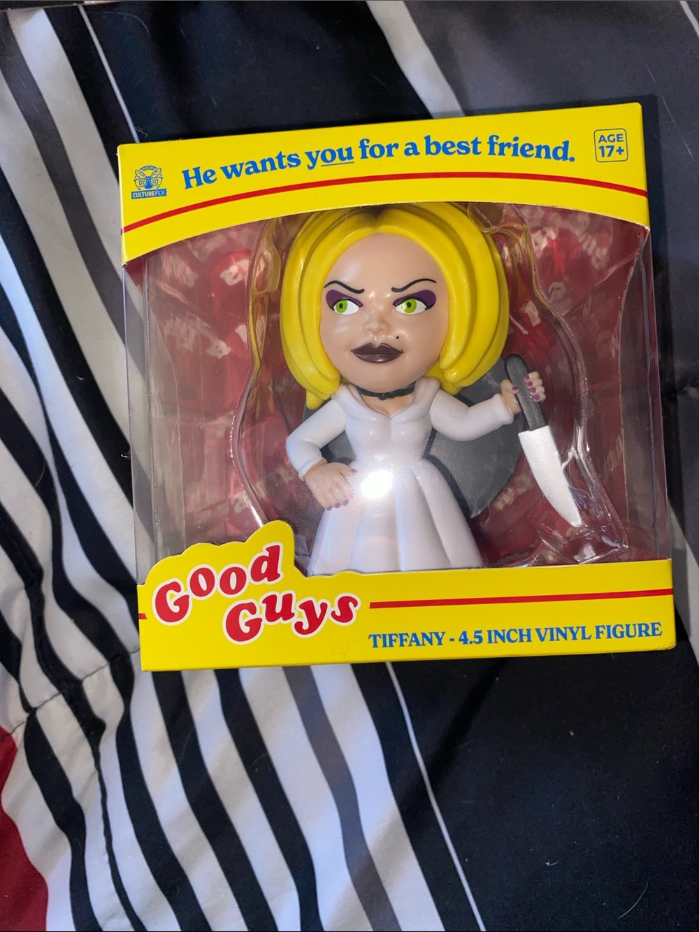 Tiffany 4.5-inch Vinyl Figure - Yellow Hair, White Dress